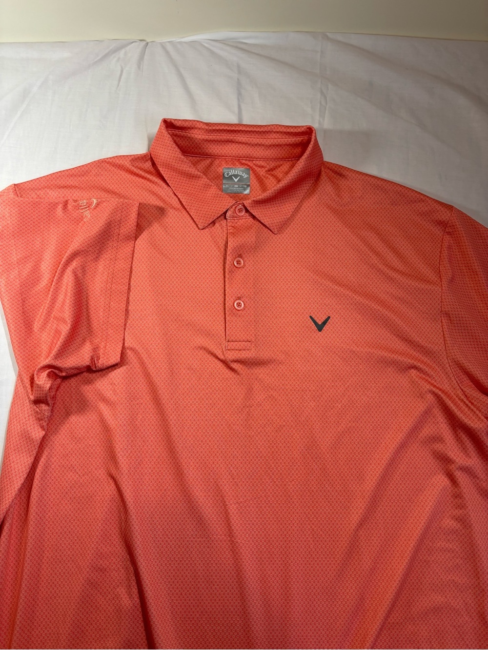 Mens Callaway Golf Polo Size Xl Short Sleeve Shirt Performance